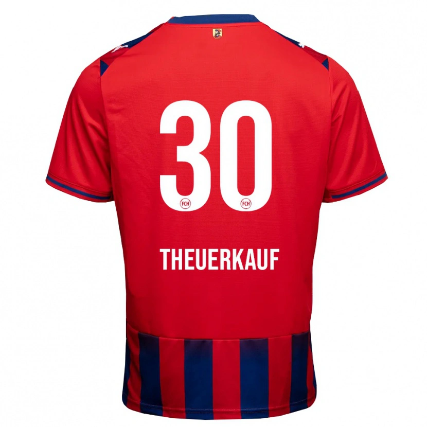 Danxen Hombre Camiseta Norman Theuerkauf #30 Azul Real Blanco Rojo 1ª Equipación 2026/27 La Camisa