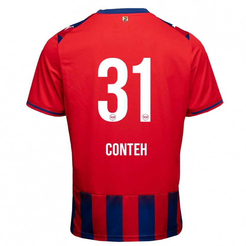 Danxen Hombre Camiseta Sirlord Conteh #31 Azul Real Blanco Rojo 1ª Equipación 2026/27 La Camisa