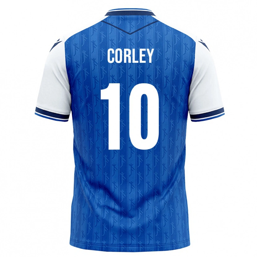 Danxen Hombre Camiseta Gia Corley #10 Azul Real Blanco 1ª Equipación 2026/27 La Camisa