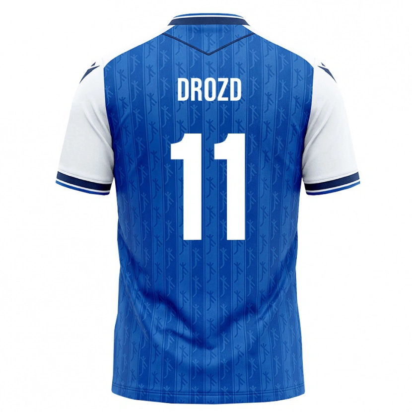 Danxen Hombre Camiseta Nikita Drozd #11 Azul Real Blanco 1ª Equipación 2026/27 La Camisa