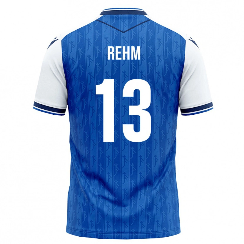 Danxen Hombre Camiseta Louis Rehm #13 Azul Real Blanco 1ª Equipación 2026/27 La Camisa
