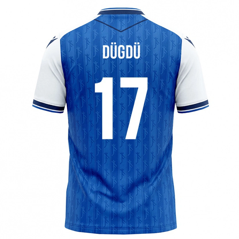 Danxen Hombre Camiseta Tamay Dügdü #17 Azul Real Blanco 1ª Equipación 2026/27 La Camisa
