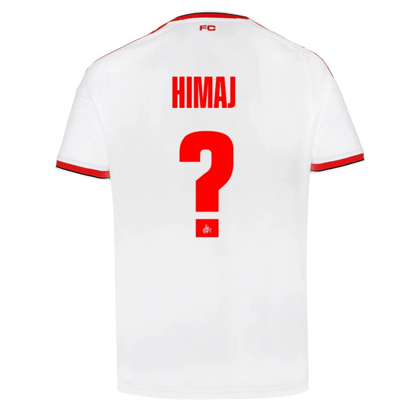Danxen Hombre Camiseta Leart Himaj #0 Blanco Rojo Negro 1ª Equipación 2026/27 La Camisa