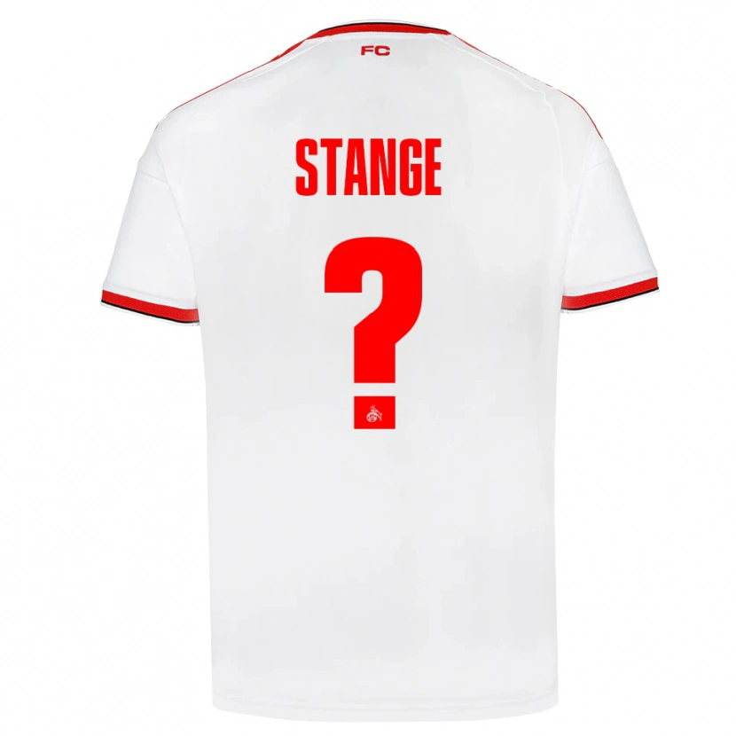 Danxen Hombre Camiseta Julian Stange #0 Blanco Rojo Negro 1ª Equipación 2026/27 La Camisa