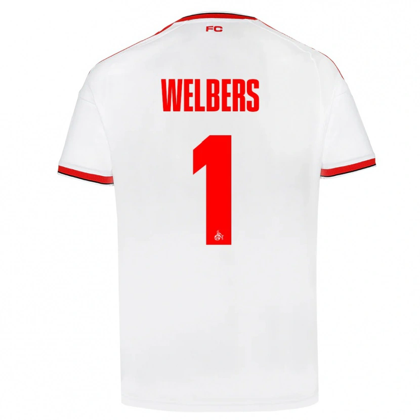 Danxen Hombre Camiseta Jakob Welbers #1 Blanco Rojo Negro 1ª Equipación 2026/27 La Camisa