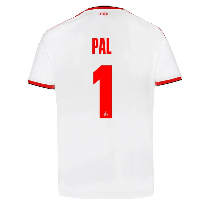 Danxen Hombre Camiseta Jasmin Pal #1 Blanco Rojo Negro 1ª Equipación 2026/27 La Camisa