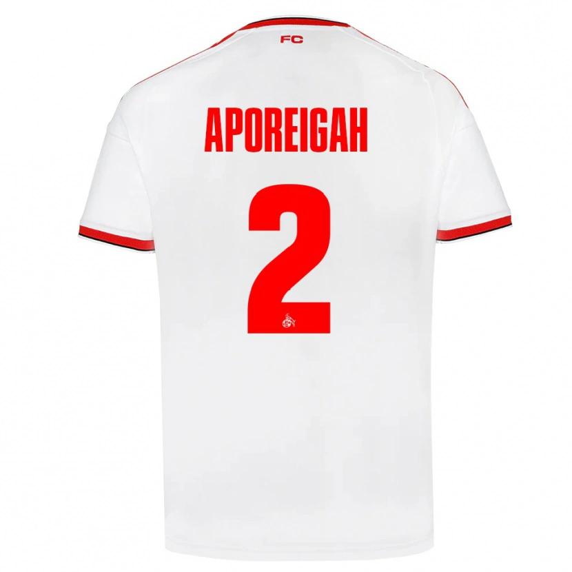 Danxen Hombre Camiseta Leo Aporeigah #2 Blanco Rojo Negro 1ª Equipación 2026/27 La Camisa