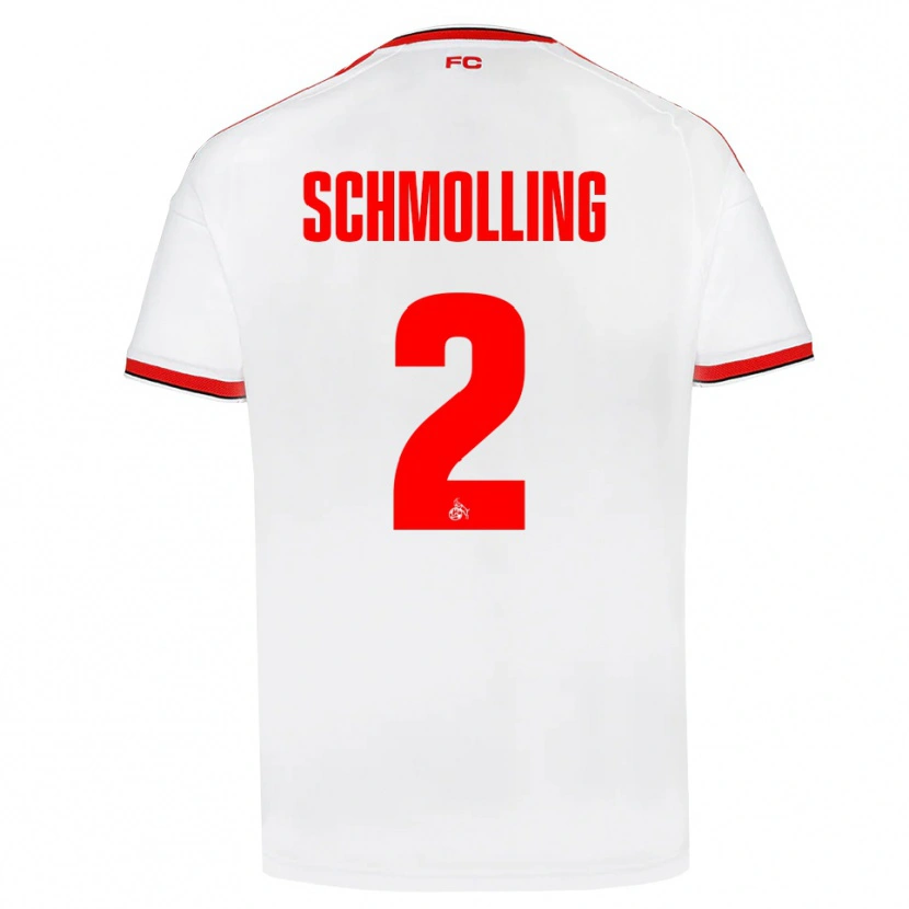 Danxen Hombre Camiseta Viktor Schmolling #2 Blanco Rojo Negro 1ª Equipación 2026/27 La Camisa