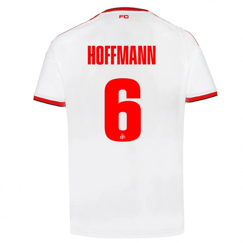 Danxen Hombre Camiseta Niklas Hoffmann #6 Blanco Rojo Negro 1ª Equipación 2026/27 La Camisa