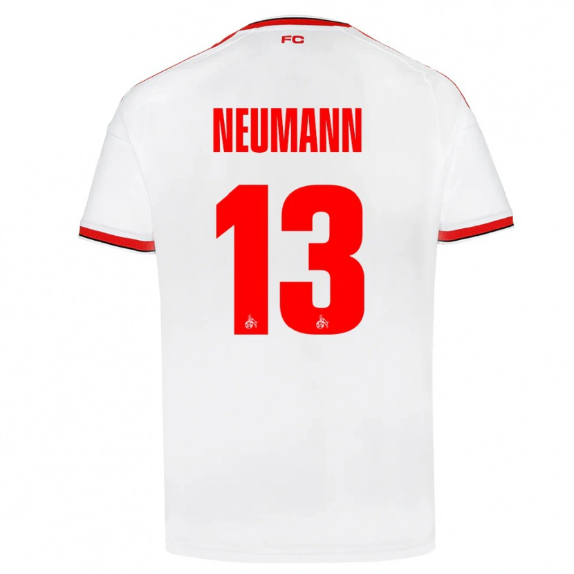 Danxen Hombre Camiseta Cenny Neumann #13 Blanco Rojo Negro 1ª Equipación 2026/27 La Camisa