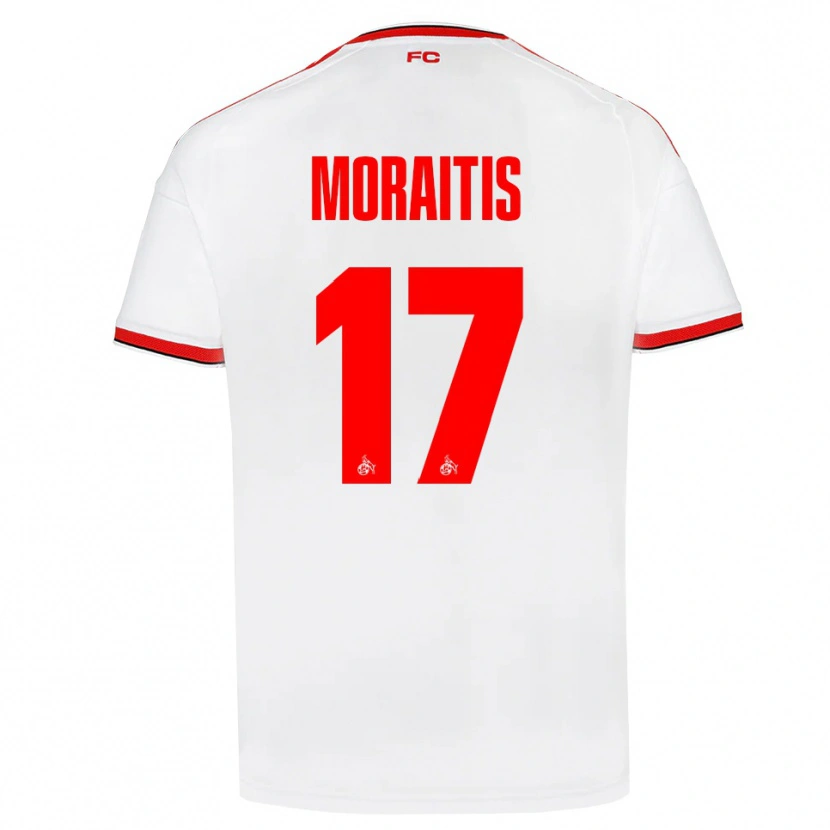 Danxen Hombre Camiseta Victor Moraitis #17 Blanco Rojo Negro 1ª Equipación 2026/27 La Camisa