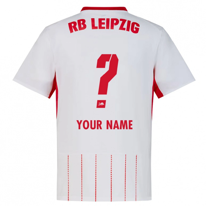 Danxen Hombre Camiseta Su Nombre #0 Rojo Blanco Amarillo 1ª Equipación 2026/27 La Camisa