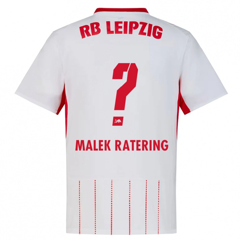 Danxen Hombre Camiseta Jaro-Malek Ratering #0 Rojo Blanco Amarillo 1ª Equipación 2026/27 La Camisa