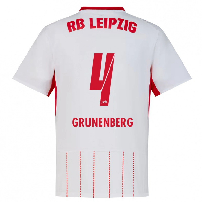 Danxen Hombre Camiseta Rucy Grunenberg #4 Rojo Blanco Amarillo 1ª Equipación 2026/27 La Camisa