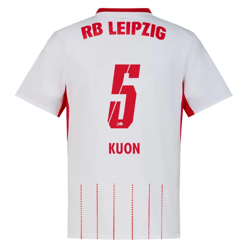 Danxen Hombre Camiseta Xaver Kuon #5 Rojo Blanco Amarillo 1ª Equipación 2026/27 La Camisa