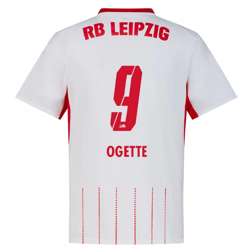 Danxen Hombre Camiseta Israel Ogette #9 Rojo Blanco Amarillo 1ª Equipación 2026/27 La Camisa