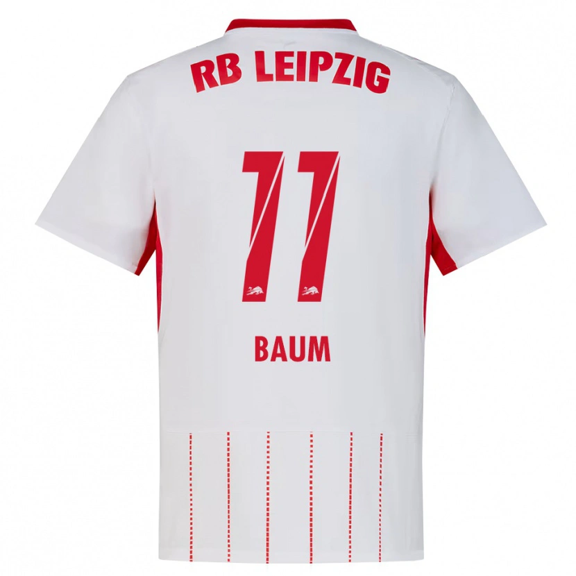 Danxen Hombre Camiseta Lisa Baum #11 Rojo Blanco Amarillo 1ª Equipación 2026/27 La Camisa