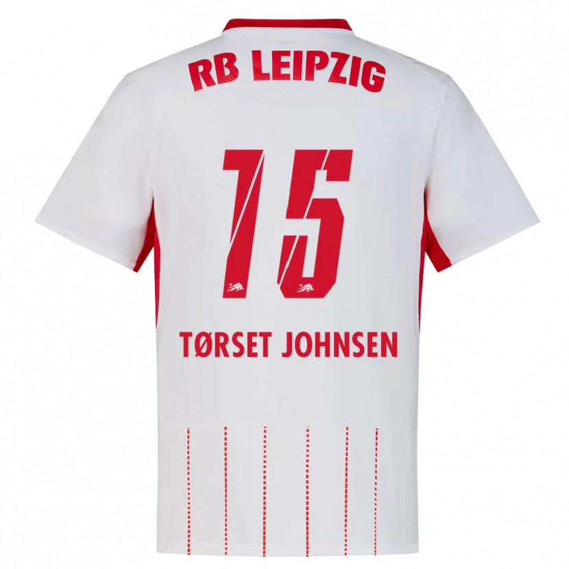 Danxen Hombre Camiseta Patrik Tørset Johnsen #15 Rojo Blanco Amarillo 1ª Equipación 2026/27 La Camisa