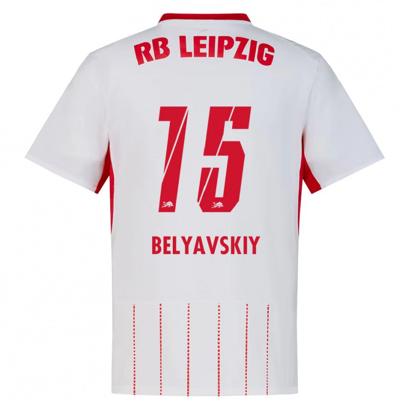 Danxen Hombre Camiseta David Belyavskiy #15 Rojo Blanco Amarillo 1ª Equipación 2026/27 La Camisa