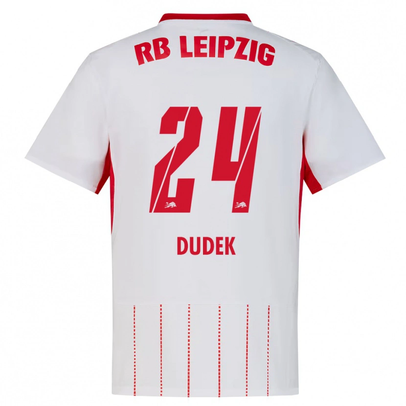 Danxen Hombre Camiseta Nikoline Dudek #24 Rojo Blanco Amarillo 1ª Equipación 2026/27 La Camisa