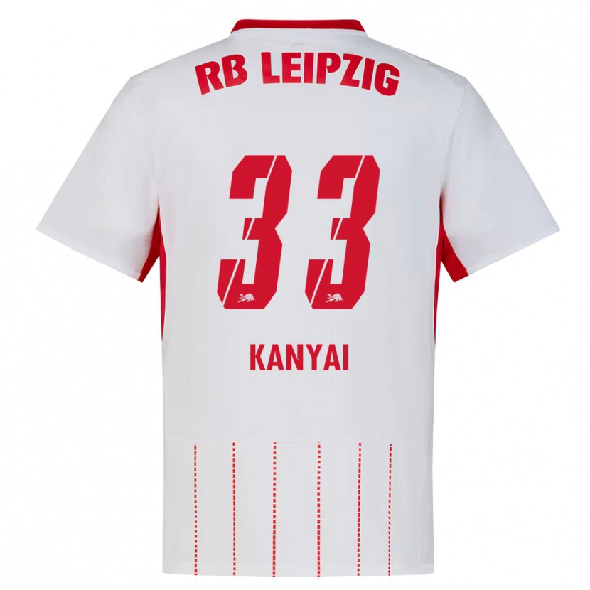 Danxen Hombre Camiseta János Kányai #33 Rojo Blanco Amarillo 1ª Equipación 2026/27 La Camisa