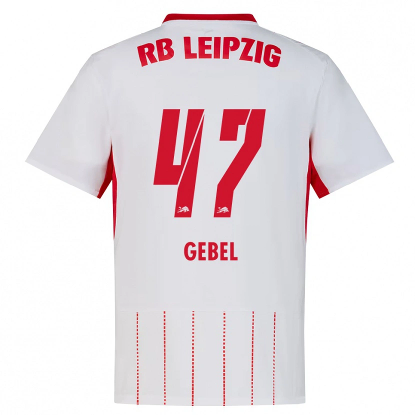 Danxen Hombre Camiseta Viggo Gebel #47 Rojo Blanco Amarillo 1ª Equipación 2026/27 La Camisa