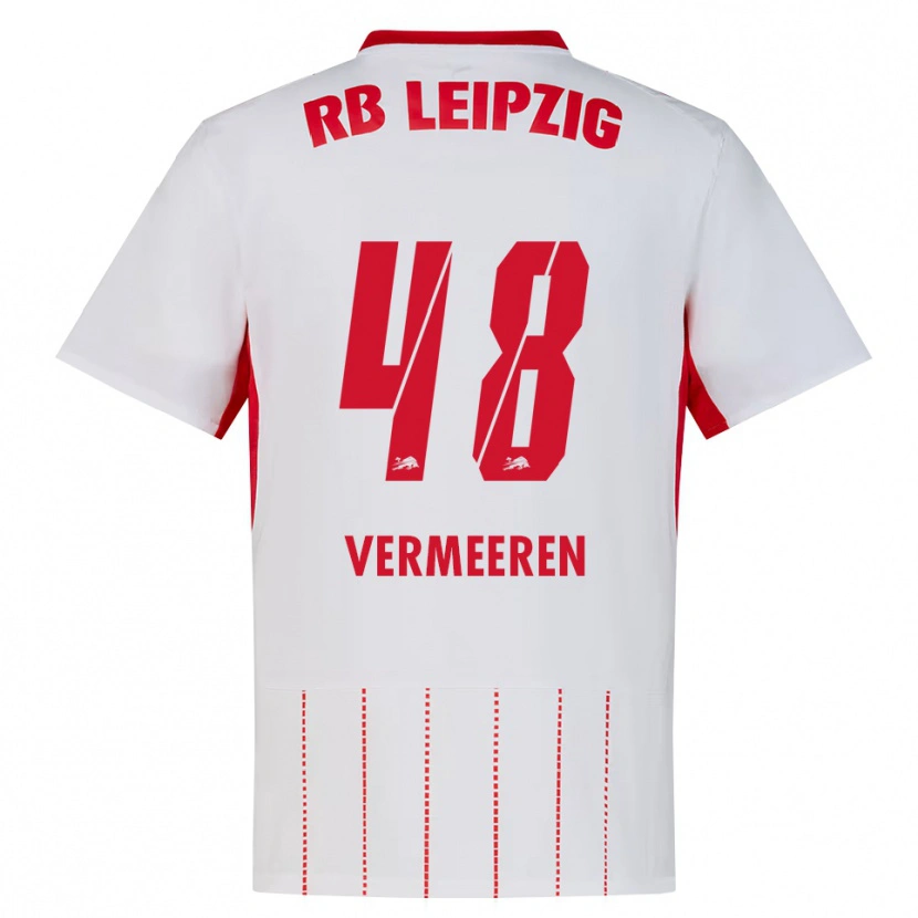 Danxen Hombre Camiseta Arthur Vermeeren #48 Rojo Blanco Amarillo 1ª Equipación 2026/27 La Camisa