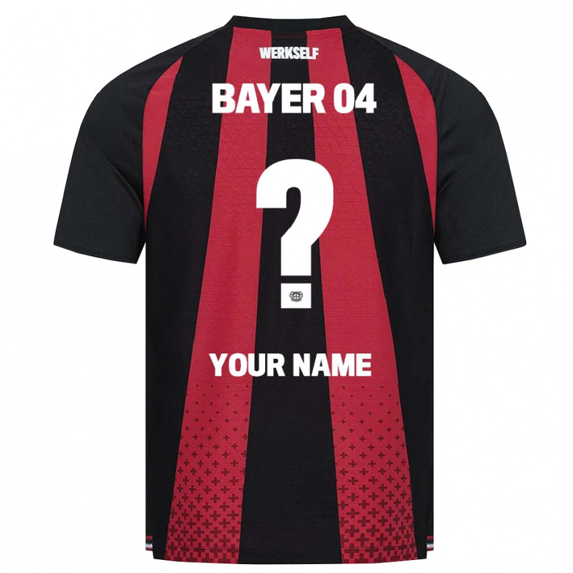 Danxen Hombre Camiseta Su Nombre #0 Negro Blanco Rojo 1ª Equipación 2026/27 La Camisa