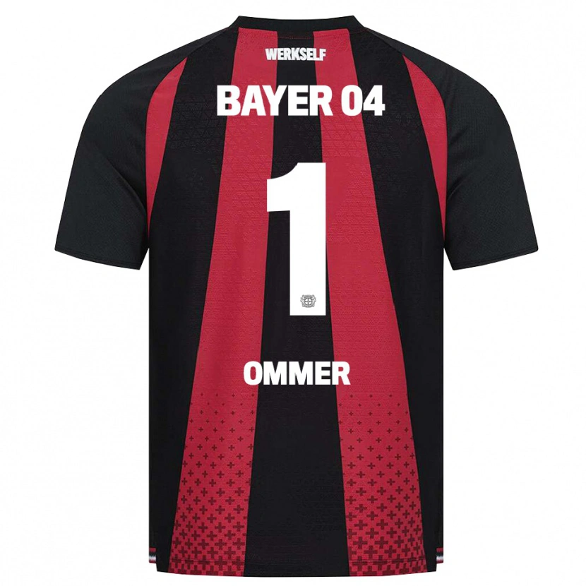 Danxen Hombre Camiseta Yaron Ommer #1 Negro Blanco Rojo 1ª Equipación 2026/27 La Camisa