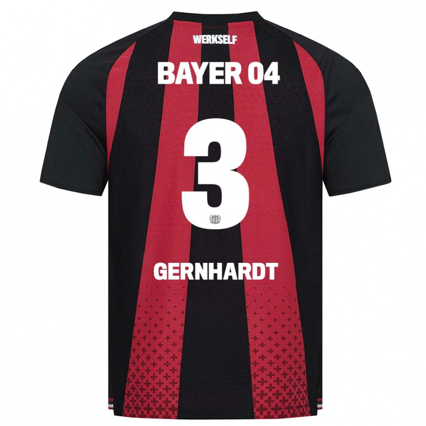 Danxen Hombre Camiseta Nils Gernhardt #3 Negro Blanco Rojo 1ª Equipación 2026/27 La Camisa