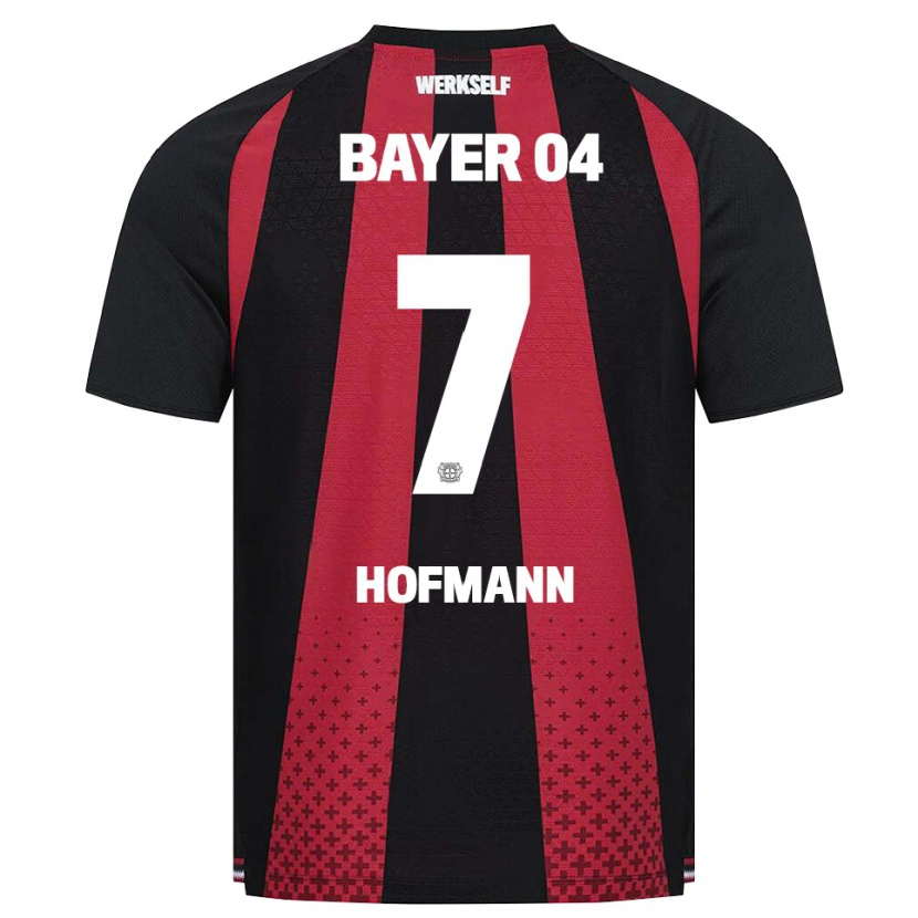 Danxen Hombre Camiseta Jonas Hofmann #7 Negro Blanco Rojo 1ª Equipación 2026/27 La Camisa