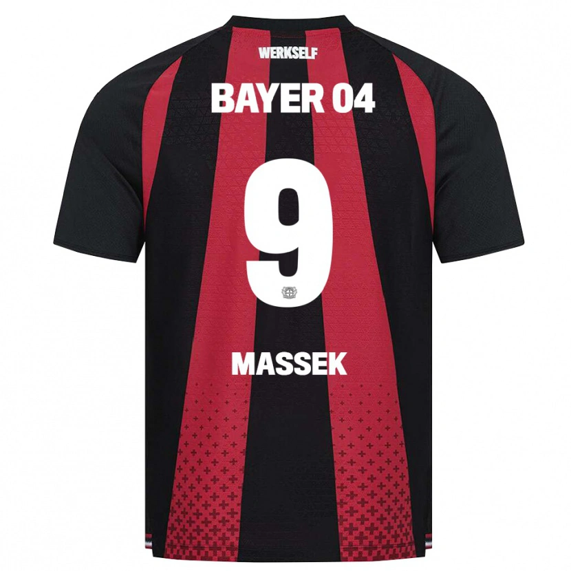 Danxen Hombre Camiseta Ivan Massek #9 Negro Blanco Rojo 1ª Equipación 2026/27 La Camisa