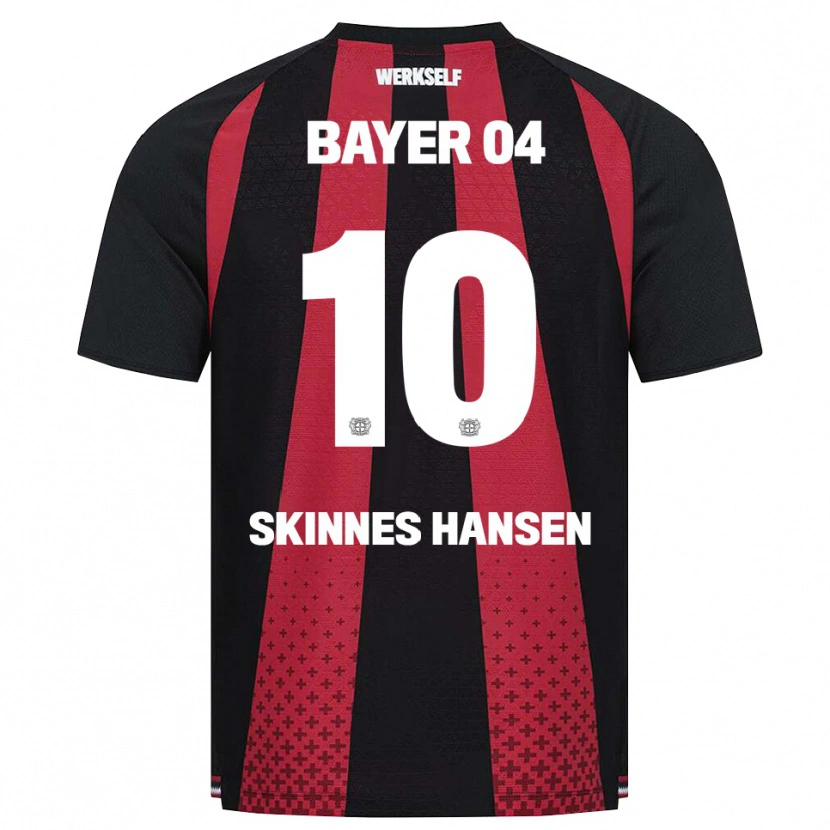 Danxen Hombre Camiseta Synne Skinnes Hansen #10 Negro Blanco Rojo 1ª Equipación 2026/27 La Camisa