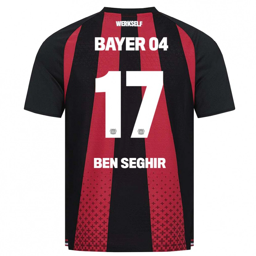 Danxen Hombre Camiseta Eliesse Ben Seghir #17 Negro Blanco Rojo 1ª Equipación 2026/27 La Camisa
