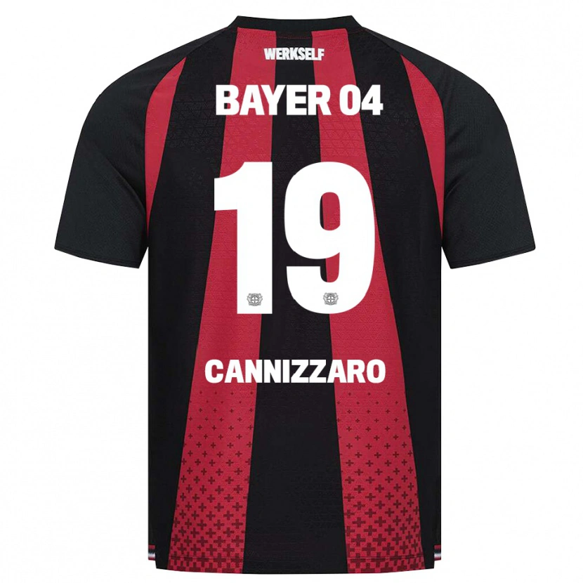 Danxen Hombre Camiseta Simone Cannizzaro #19 Negro Blanco Rojo 1ª Equipación 2026/27 La Camisa