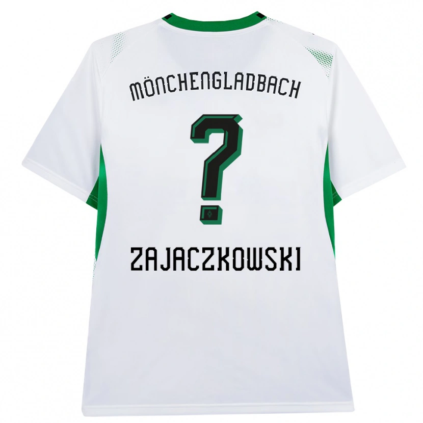 Danxen Hombre Camiseta Vincent Zajaczkowski #0 Blanco Negro Verde 1ª Equipación 2026/27 La Camisa