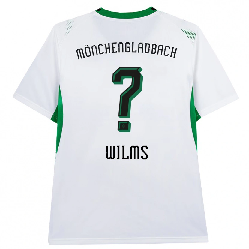 Danxen Hombre Camiseta Felix Wilms #0 Blanco Negro Verde 1ª Equipación 2026/27 La Camisa