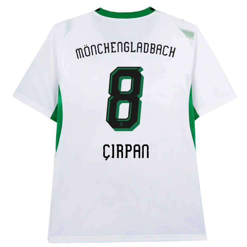 Danxen Hombre Camiseta Kemal Çırpan #8 Blanco Negro Verde 1ª Equipación 2026/27 La Camisa