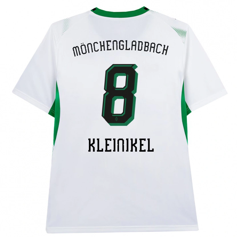 Danxen Hombre Camiseta Nadja Kleinikel #8 Blanco Negro Verde 1ª Equipación 2026/27 La Camisa