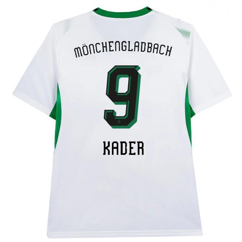 Danxen Hombre Camiseta Cagatay Kader #9 Blanco Negro Verde 1ª Equipación 2026/27 La Camisa