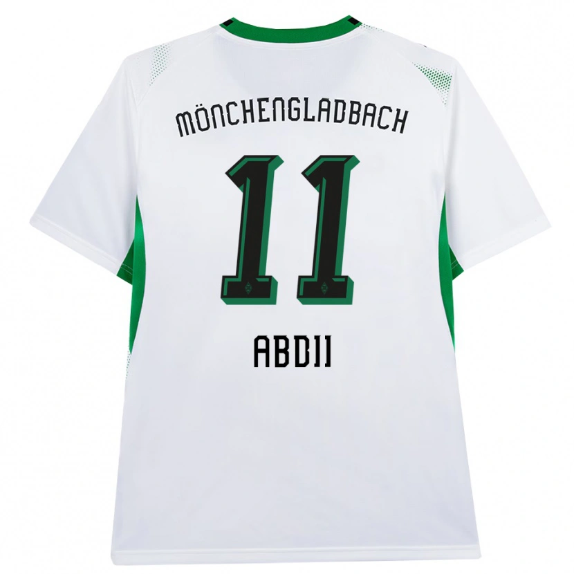 Danxen Hombre Camiseta Alina Abdii #11 Blanco Negro Verde 1ª Equipación 2026/27 La Camisa