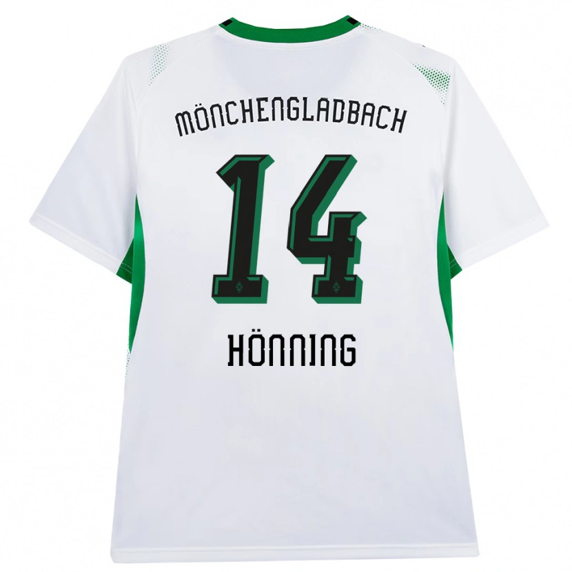 Danxen Hombre Camiseta Louis Hönning #14 Blanco Negro Verde 1ª Equipación 2026/27 La Camisa