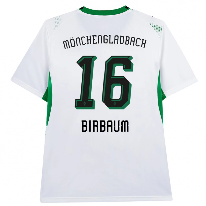 Danxen Hombre Camiseta Anne Birbaum #16 Blanco Negro Verde 1ª Equipación 2026/27 La Camisa