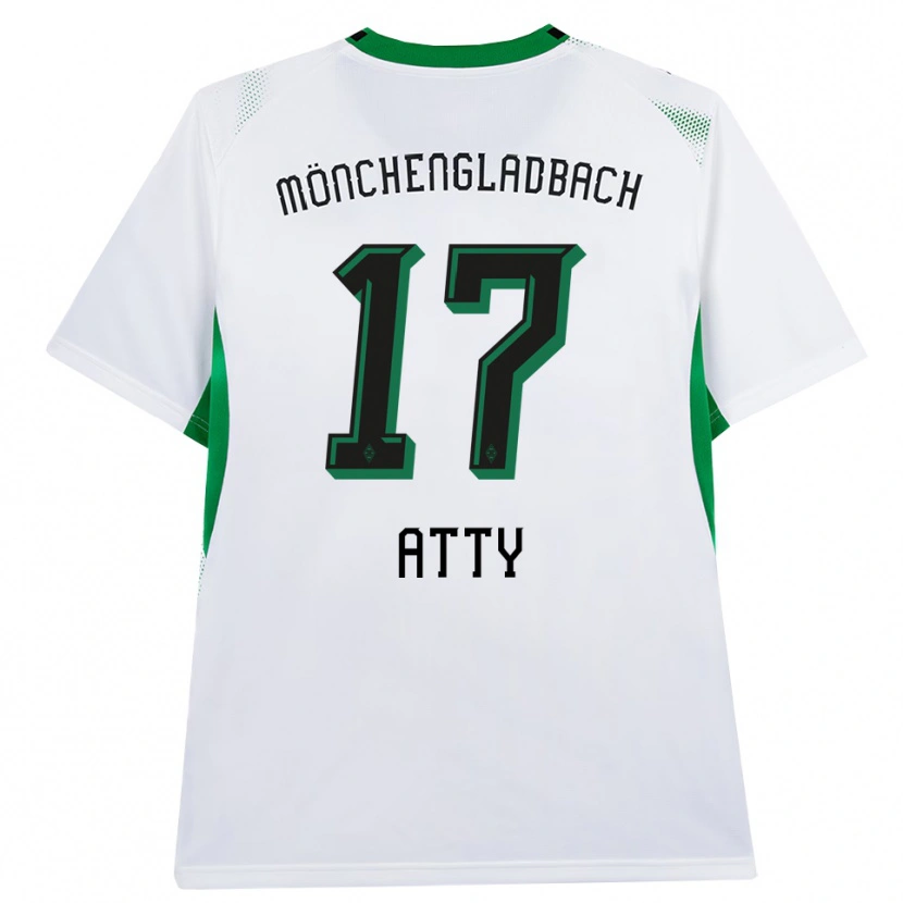 Danxen Hombre Camiseta Yassir Atty #17 Blanco Negro Verde 1ª Equipación 2026/27 La Camisa
