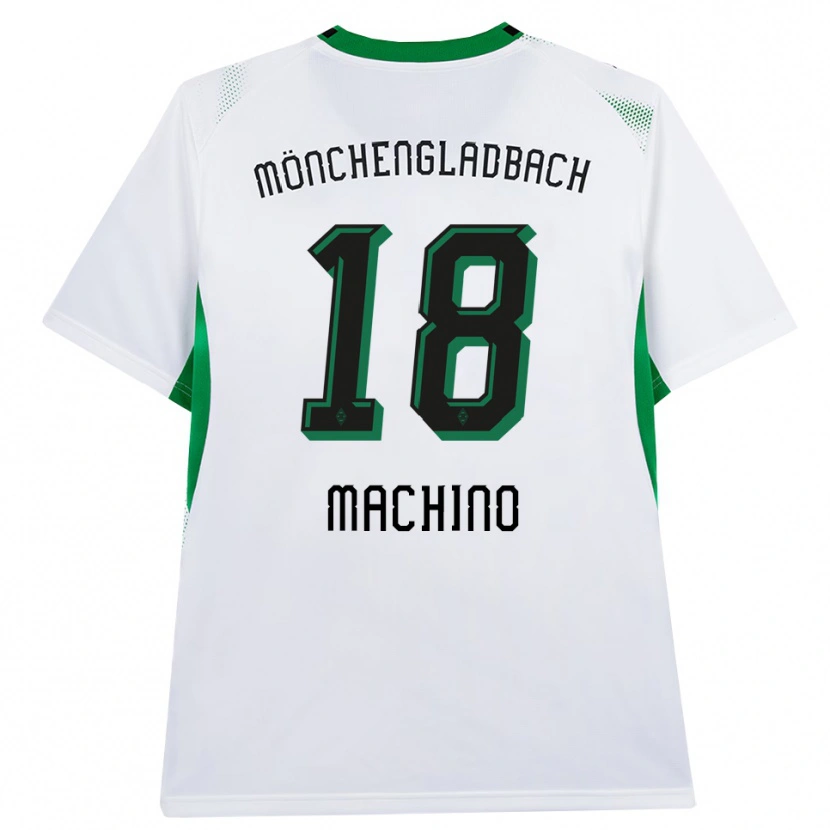 Danxen Hombre Camiseta Shuto Machino #18 Blanco Negro Verde 1ª Equipación 2026/27 La Camisa