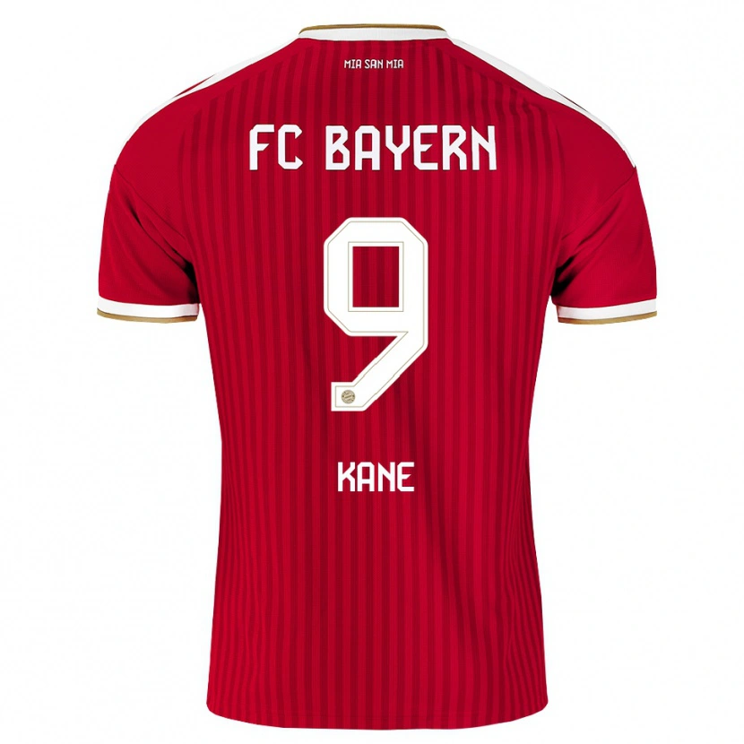 Danxen Hombre Camiseta Harry Kane #9 Rojo Blanco Azul 1ª Equipación 2026/27 La Camisa