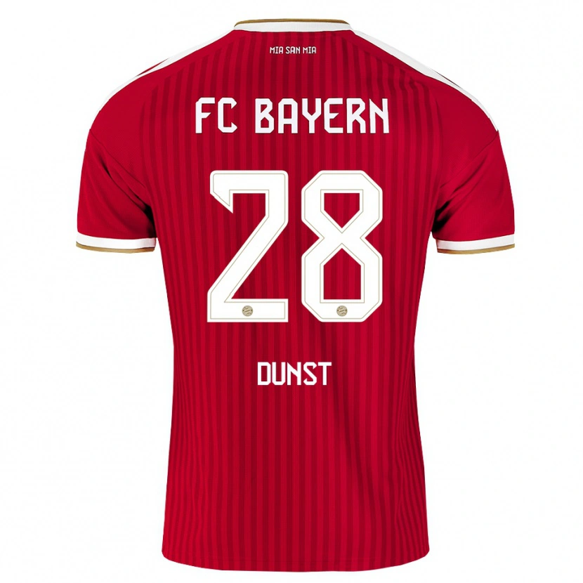 Danxen Hombre Camiseta Barbara Dunst #28 Rojo Blanco Azul 1ª Equipación 2026/27 La Camisa