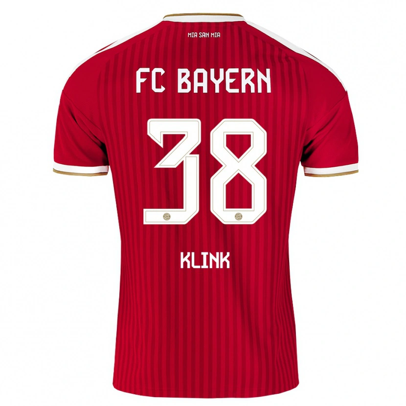 Danxen Hombre Camiseta Anna Klink #38 Rojo Blanco Azul 1ª Equipación 2026/27 La Camisa