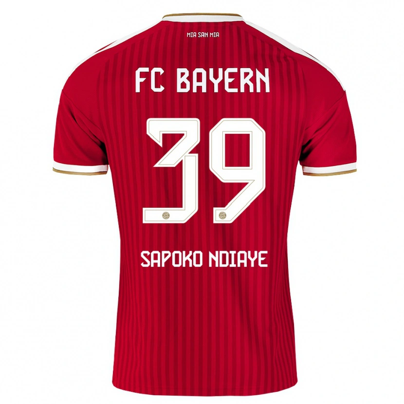 Danxen Hombre Camiseta Bara Sapoko Ndiaye #39 Rojo Blanco Azul 1ª Equipación 2026/27 La Camisa
