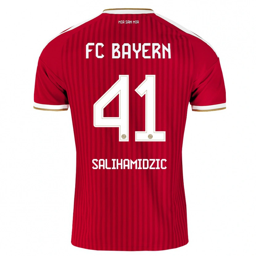 Danxen Hombre Camiseta Nick Salihamidzic #41 Rojo Blanco Azul 1ª Equipación 2026/27 La Camisa